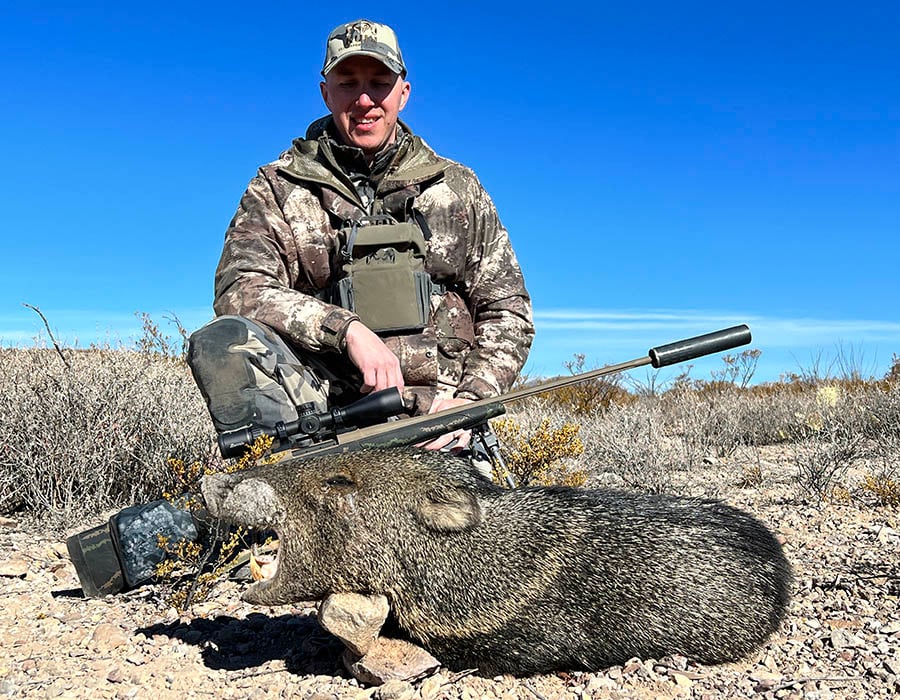 Hunt free-range javelina in the rugged brush country of West Texas with experienced guides on exciting spot-and-stalk adventures.